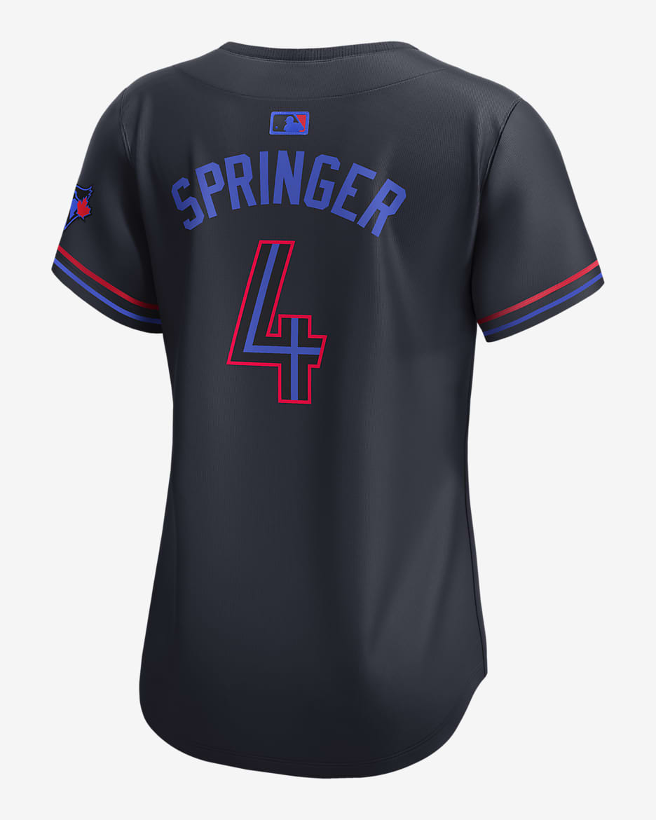 George Springer Toronto Blue Jays City Connect Women s Nike Dri FIT ADV MLB Limited Jersey. Nike